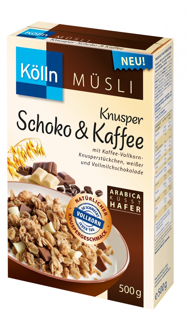 Kölln® Knusper Schoko Kaffee Müsli