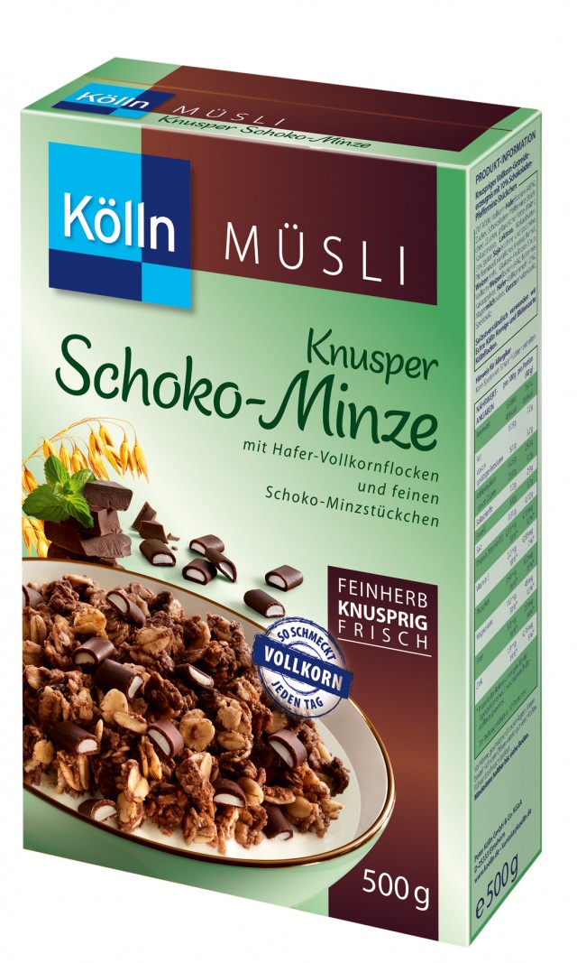 Kölln® Knusper Schoko-Minze Müsli