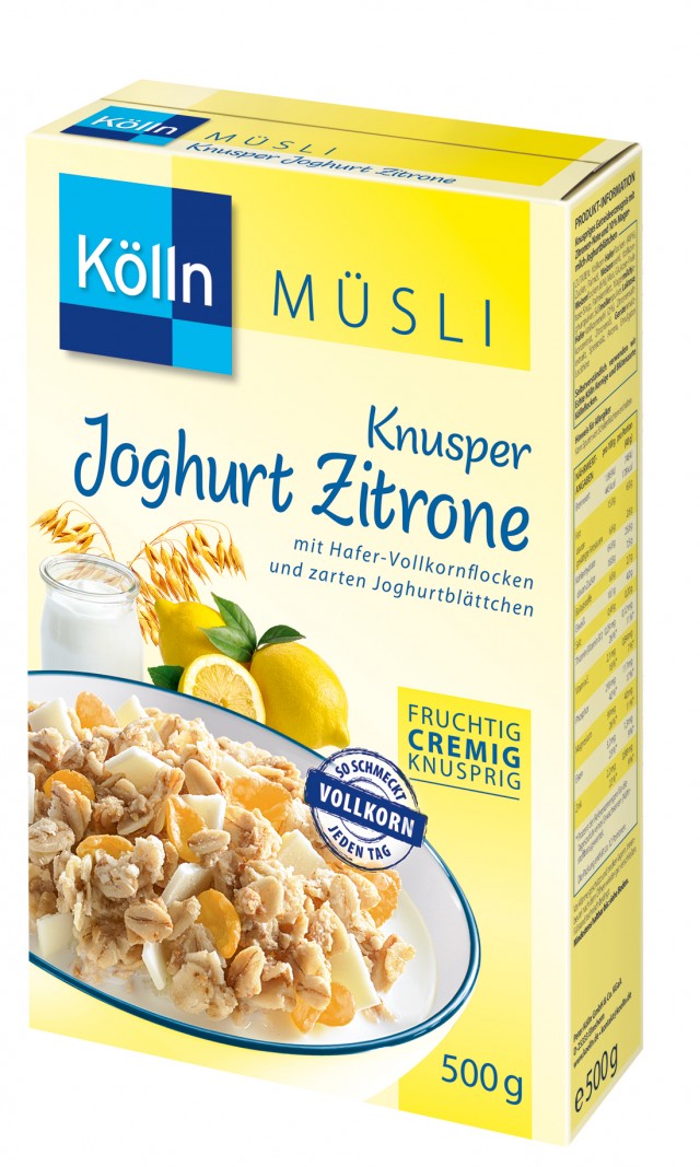 Kölln® Knusper Joghurt-Zitrone Müsli