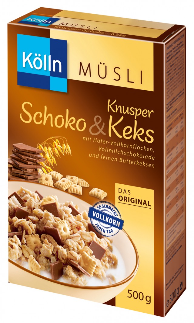 Kölln® Knusper Schoko Keks Müsli