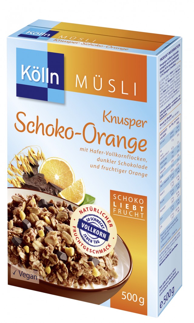 Kölln® Knusper Schoko-Orange Müsli